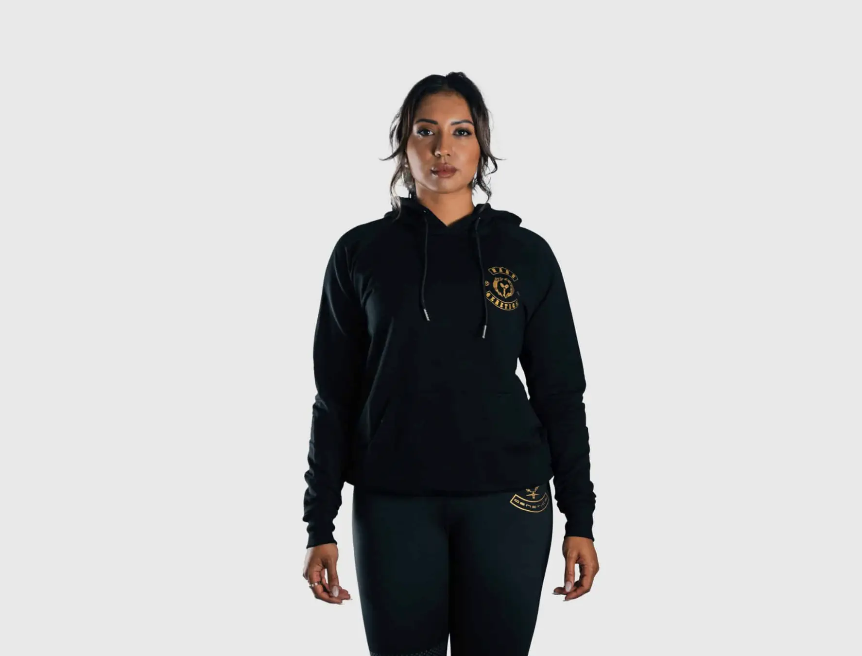 Women's Slim Fit Hoodie - Black My Store