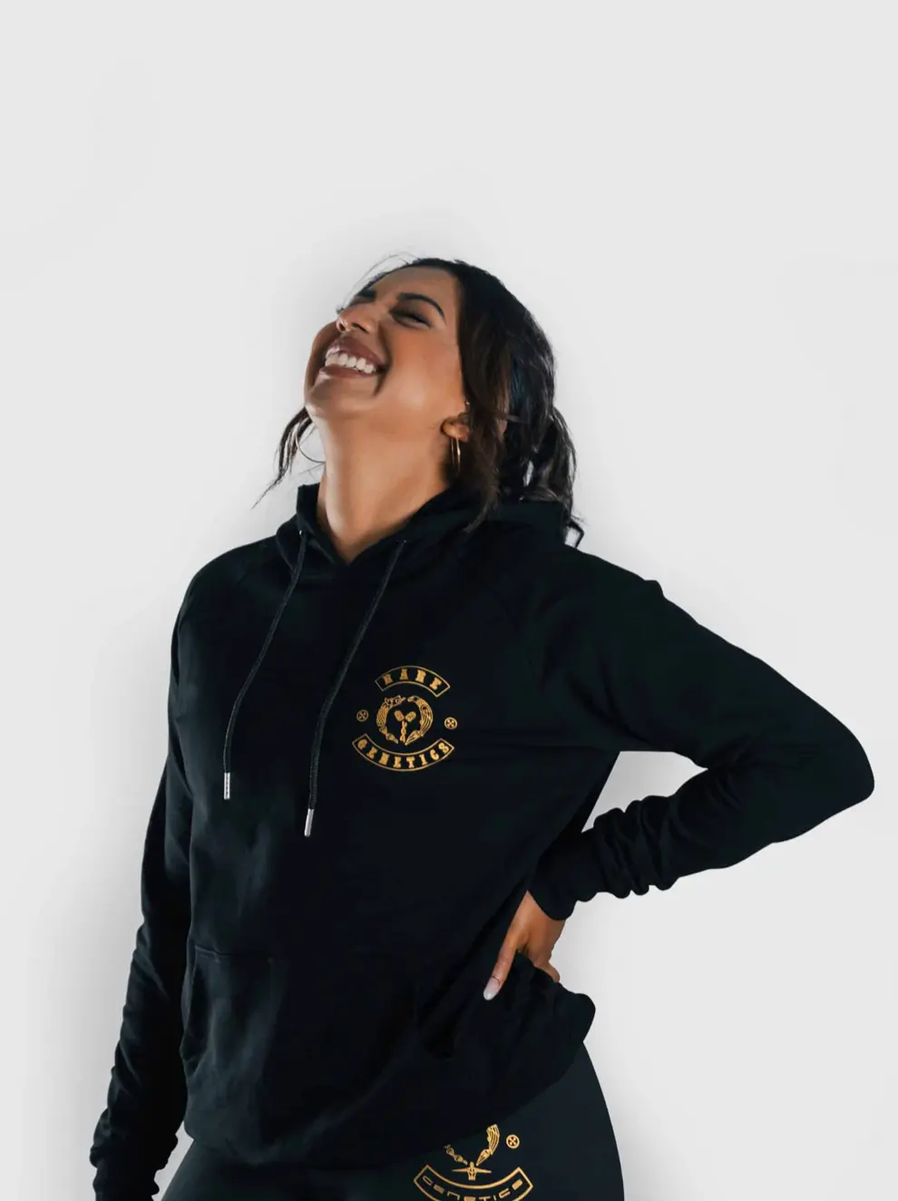 Women's Slim Fit Hoodie - Black My Store