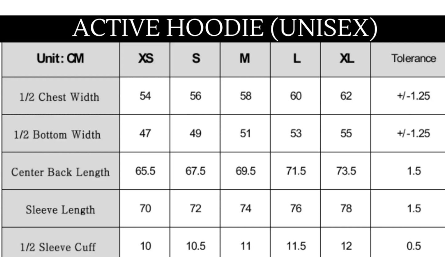 Unisex Active Hoodie - Black My Store